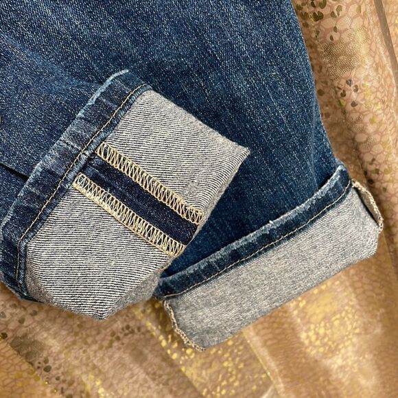 Joe’s Jeans Keagan blue high rise ankle length distressed skinny jeans, size 30 - Picture 4 of 10